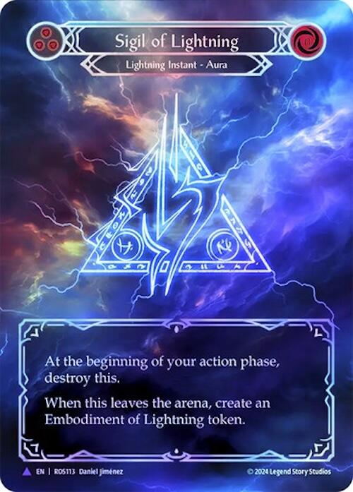 Sigil of Lightning (Marvel) [ROS113] (Rosetta)  Cold Foil | Good Games North