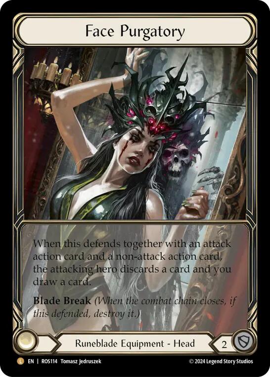 Face Purgatory (Extended Art) [ROS114] (Rosetta)  Cold Foil | Good Games North