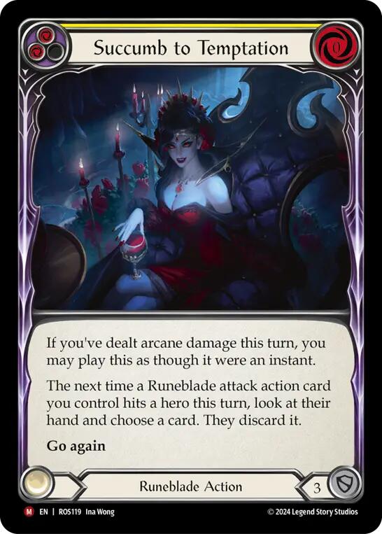 Succumb to Temptation [ROS119] (Rosetta)  Rainbow Foil | Good Games North