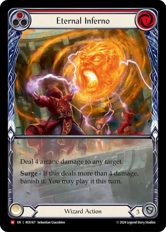 Eternal Inferno (Extended Art) [ROS167] (Rosetta)  Rainbow Foil | Good Games North