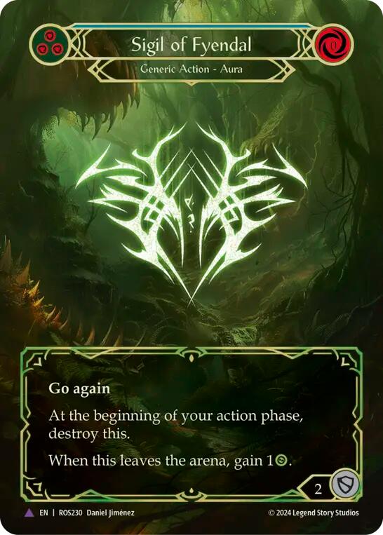 Sigil of Fyendal (Marvel) [ROS230] (Rosetta)  Cold Foil | Good Games North