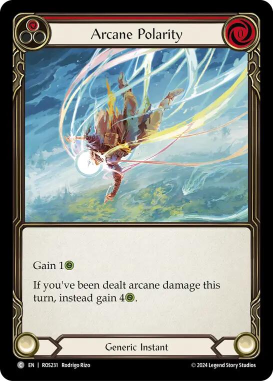 Arcane Polarity (Red) [ROS231] (Rosetta)  Rainbow Foil | Good Games North