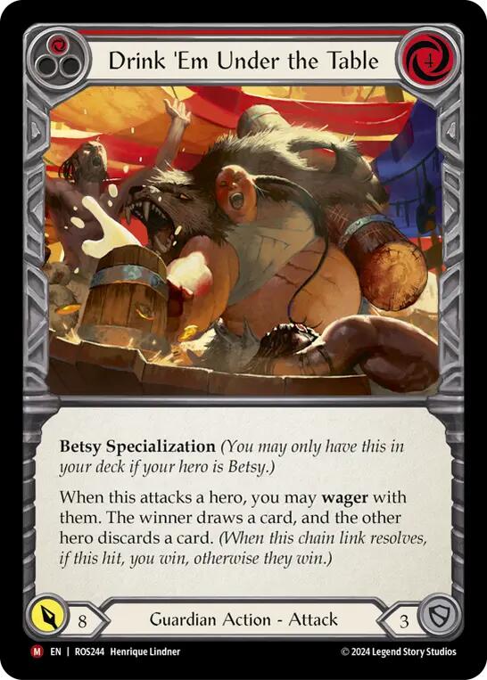 Drink 'Em Under the Table [ROS244] (Rosetta)  Rainbow Foil | Good Games North