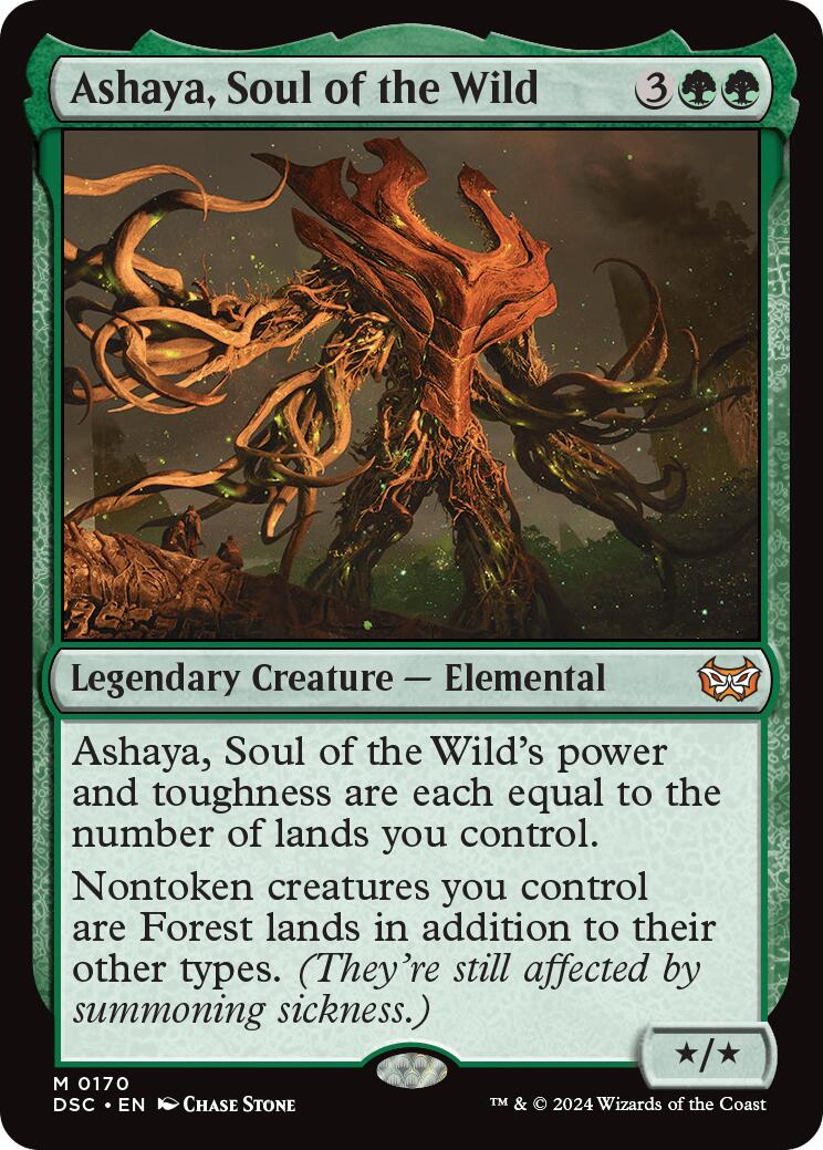 Ashaya, Soul of the Wild [Duskmourn: House of Horror Commander] | Good Games North