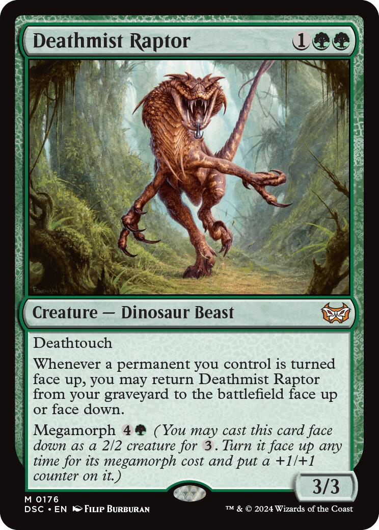 Deathmist Raptor [Duskmourn: House of Horror Commander] | Good Games North
