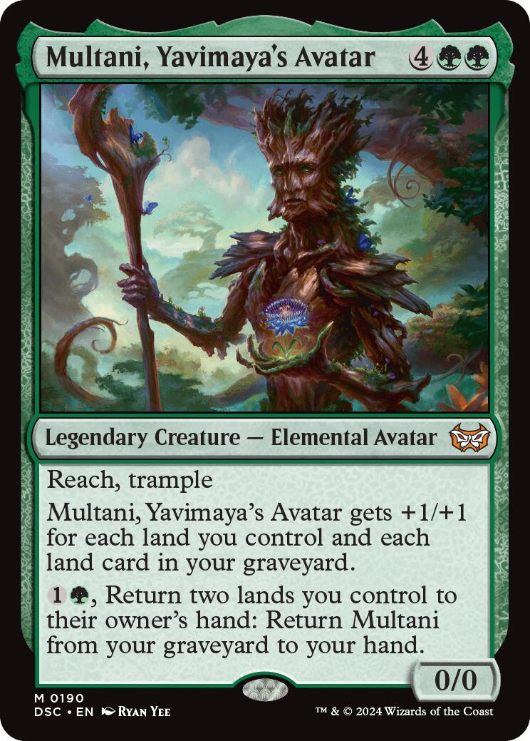 Multani, Yavimaya's Avatar [Duskmourn: House of Horror Commander] | Good Games North