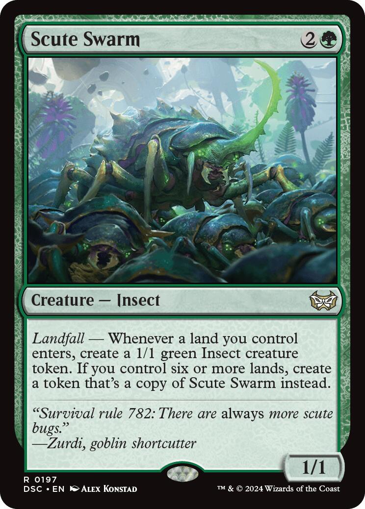 Scute Swarm [Duskmourn: House of Horror Commander] | Good Games North