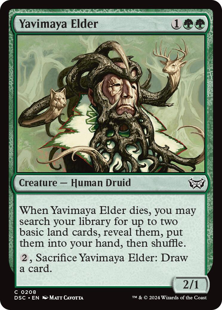 Yavimaya Elder [Duskmourn: House of Horror Commander] | Good Games North