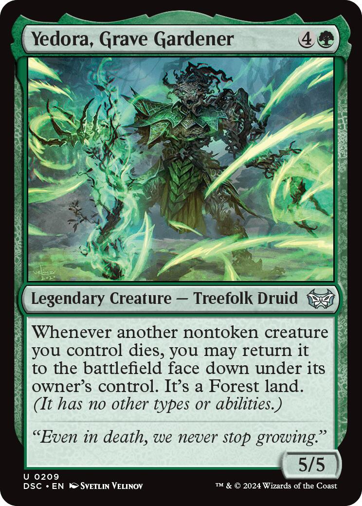 Yedora, Grave Gardener [Duskmourn: House of Horror Commander] | Good Games North
