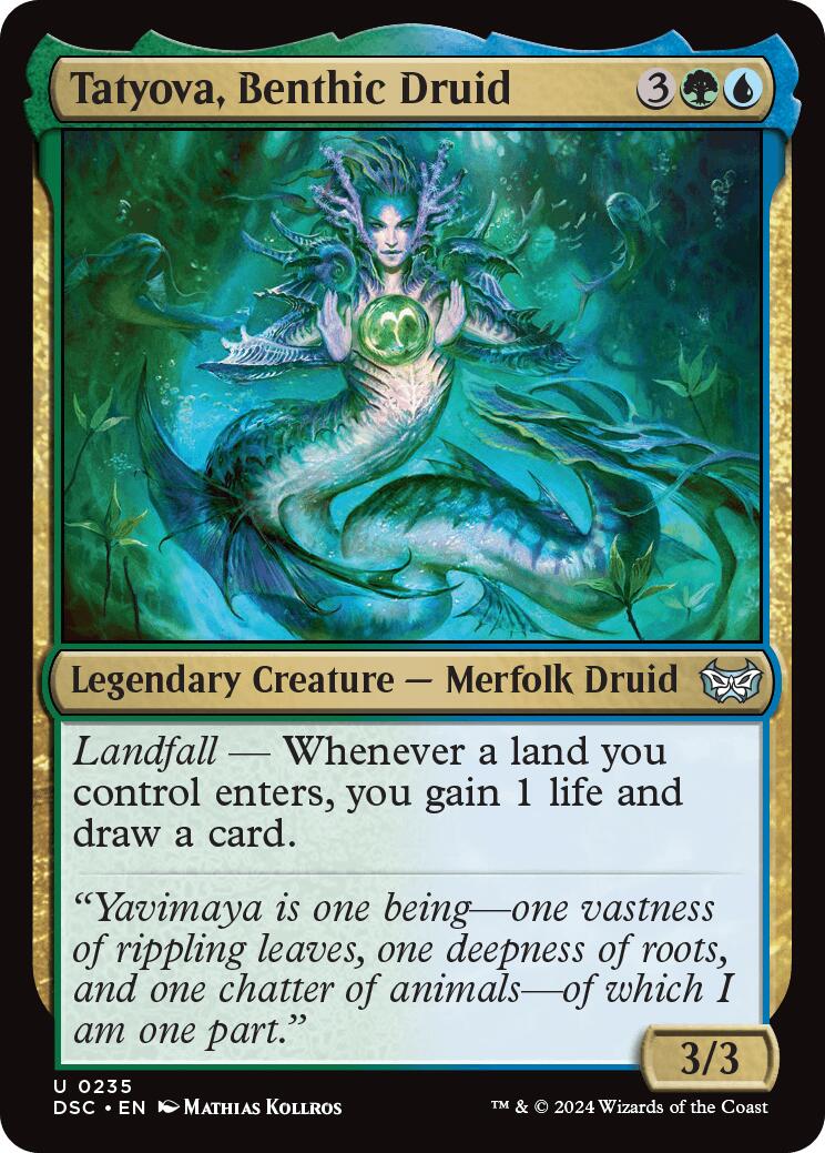 Tatyova, Benthic Druid [Duskmourn: House of Horror Commander] | Good Games North