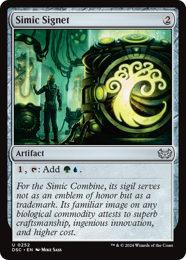 Simic Signet [Duskmourn: House of Horror Commander] | Good Games North