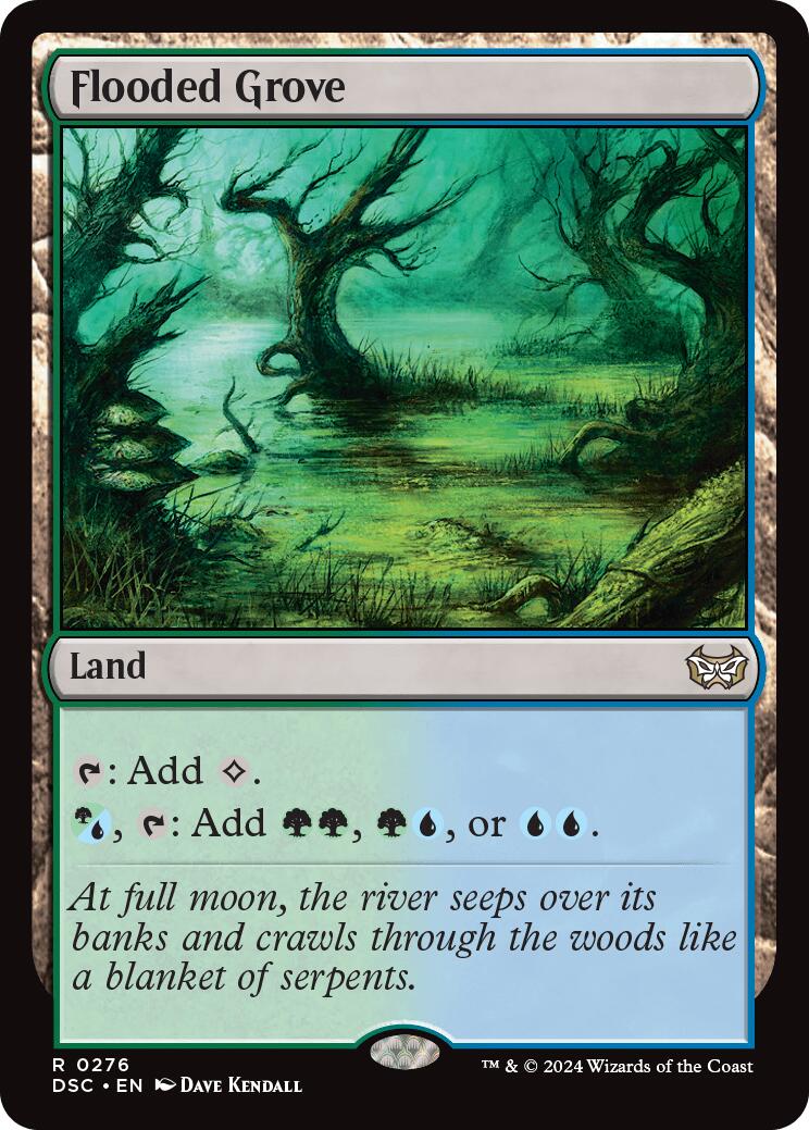 Flooded Grove [Duskmourn: House of Horror Commander] | Good Games North