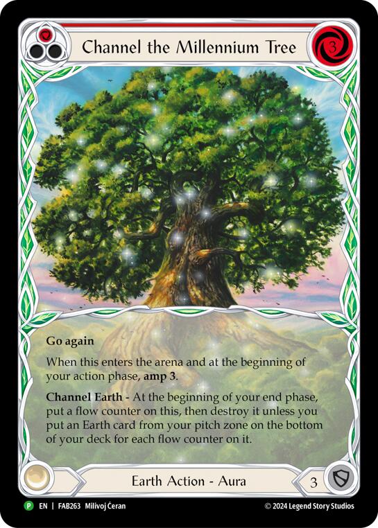 Channel the Millennium Tree [FAB263] (Promo)  Cold Foil | Good Games North