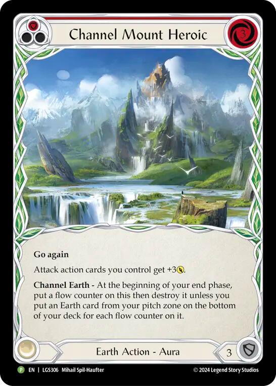 Channel Mount Heroic [LGS306] (Promo)  Cold Foil | Good Games North