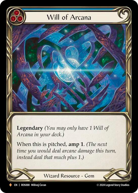 Will of Arcana [ROS000] (Rosetta)  Rainbow Foil | Good Games North