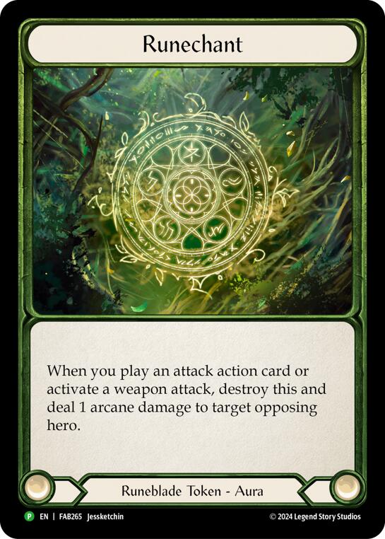 Runechant (Earth) [FAB265] (Promo)  Rainbow Foil | Good Games North