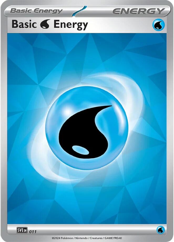 Basic Water Energy (011) [Scarlet & Violet: Stellar Crown] | Good Games North