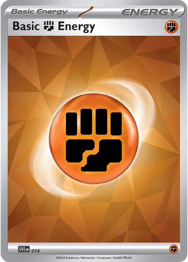 Basic Fighting Energy (014)(Holo) [Scarlet & Violet: Stellar Crown] | Good Games North