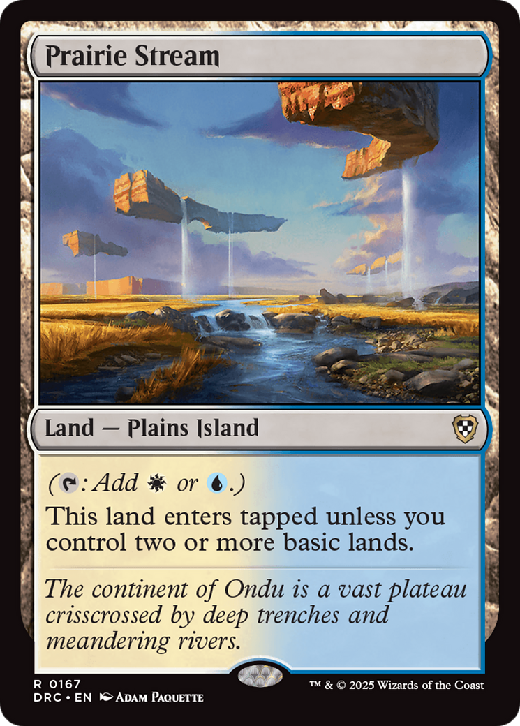 Prairie Stream [Aetherdrift Commander] | Good Games North