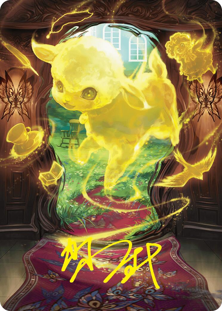 Enduring Innocence Art Card (Gold-Stamped Signature) [Duskmourn: House of Horror Art Series] | Good Games North