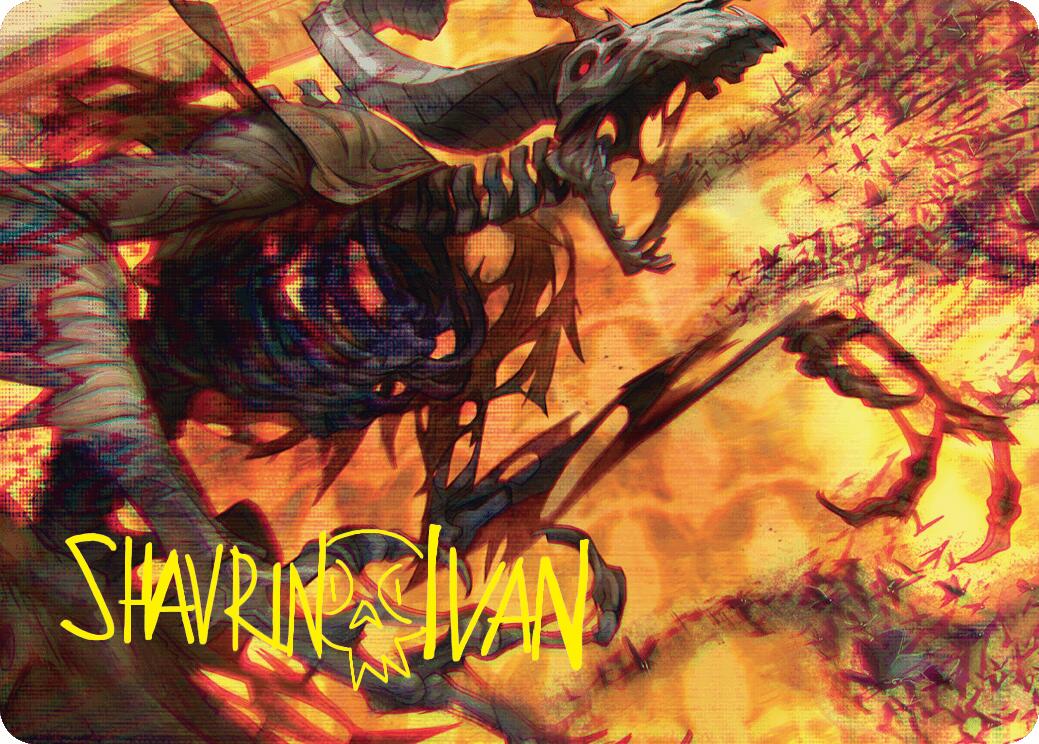 Unwanted Remake Art Card (Gold-Stamped Signature) [Duskmourn: House of Horror Art Series] | Good Games North