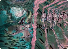 Mirror Room // Fractured Realm Art Card [Duskmourn: House of Horror Art Series] | Good Games North