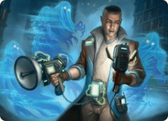 Paranormal Analyst Art Card [Duskmourn: House of Horror Art Series] | Good Games North