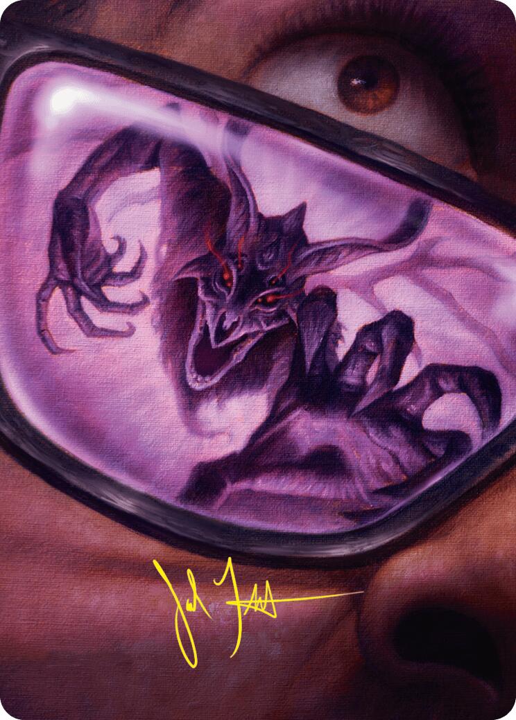Doomsday Excruciator Art Card (Gold-Stamped Signature) [Duskmourn: House of Horror Art Series] | Good Games North