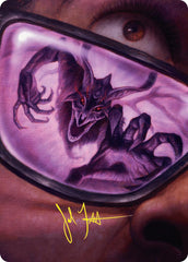 Doomsday Excruciator Art Card (Gold-Stamped Signature) [Duskmourn: House of Horror Art Series] | Good Games North