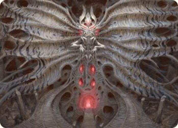 Valgavoth, Terror Eater Art Card [Duskmourn: House of Horror Art Series] | Good Games North