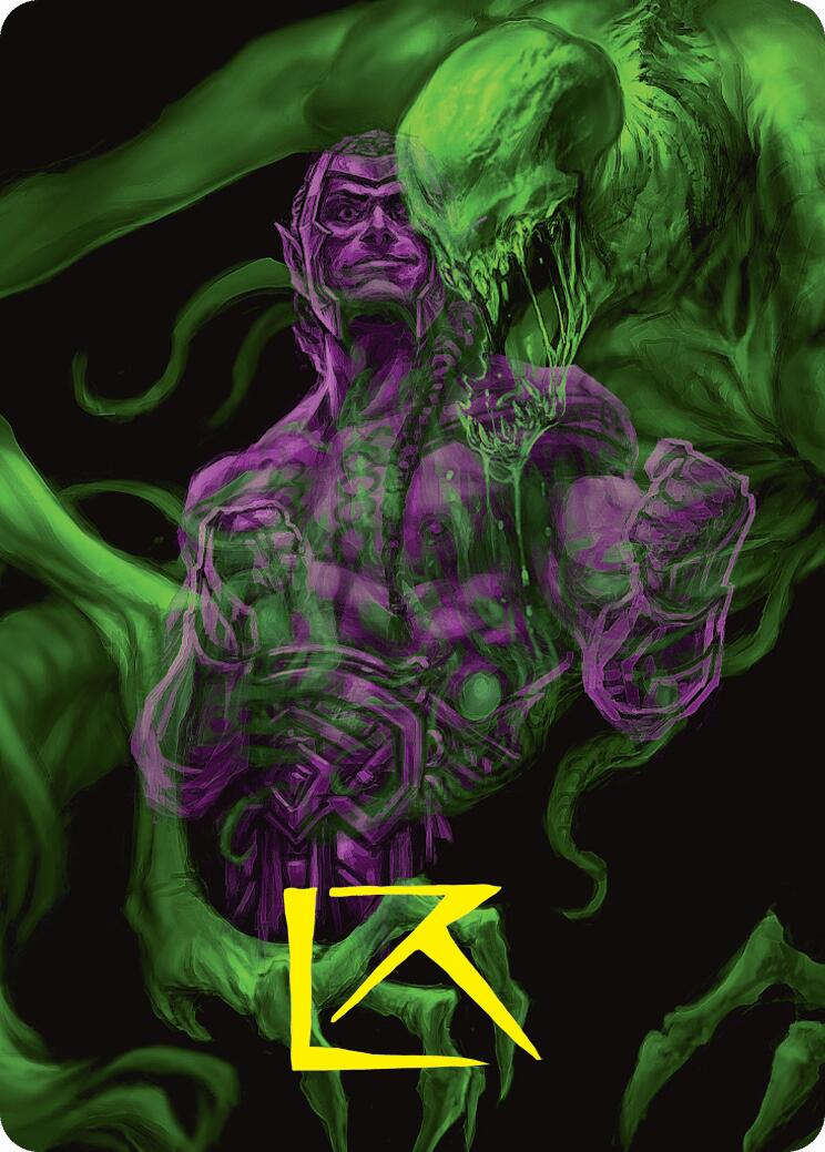 Tyvar, the Pummeler Art Card (Gold-Stamped Signature) [Duskmourn: House of Horror Art Series] | Good Games North