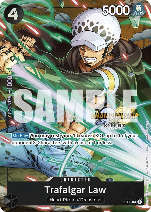 Trafalgar Law (P-038) (CS 2024 Event Pack) [One Piece Promotion Cards] | Good Games North