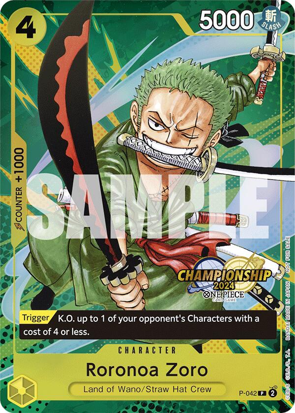Roronoa Zoro (CS 2024 Event Pack) [One Piece Promotion Cards] | Good Games North
