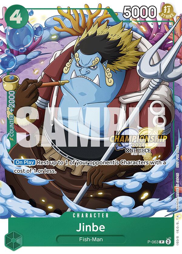 Jinbe (CS 2024 Event Pack) [One Piece Promotion Cards] | Good Games North