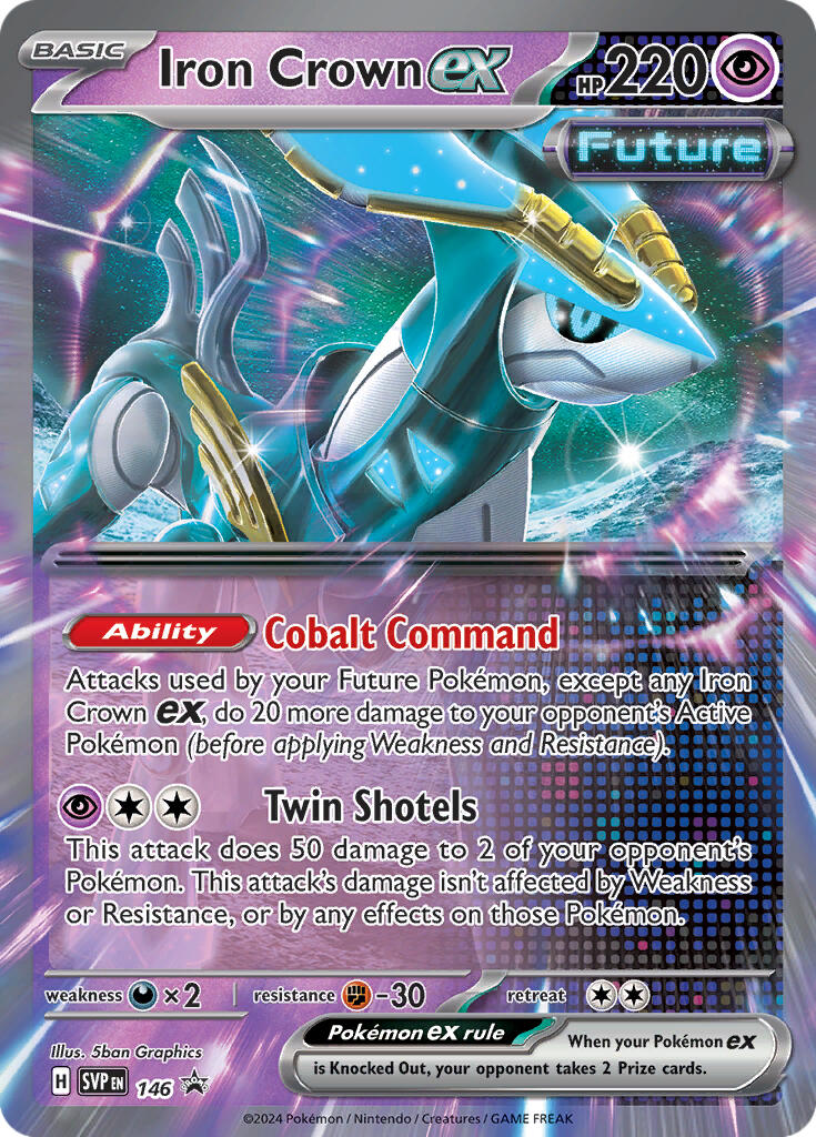 Iron Crown ex (146) [Scarlet & Violet: Black Star Promos] | Good Games North