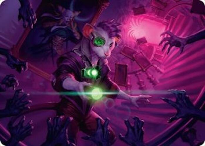 Nashi, Searcher in the Dark Art Card (21/54) [Duskmourn: House of Horror Art Series] | Good Games North