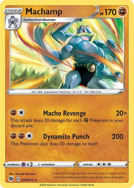 Machamp (26/73) (Intro Deck) [Sword & Shield: Champion's Path] | Good Games North