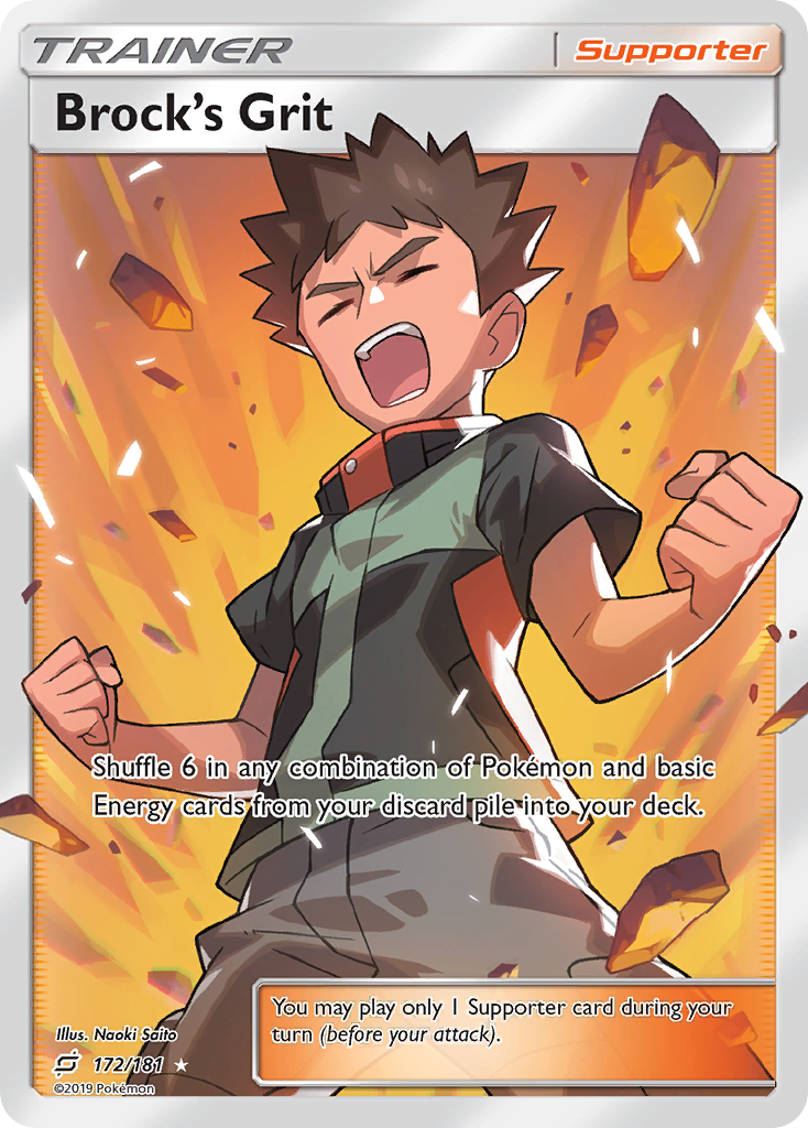 Brock's Grit (172/181) [Sun & Moon: Team Up] | Good Games North