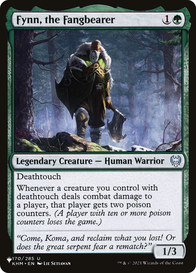 Fynn, the Fangbearer [The List] | Good Games North