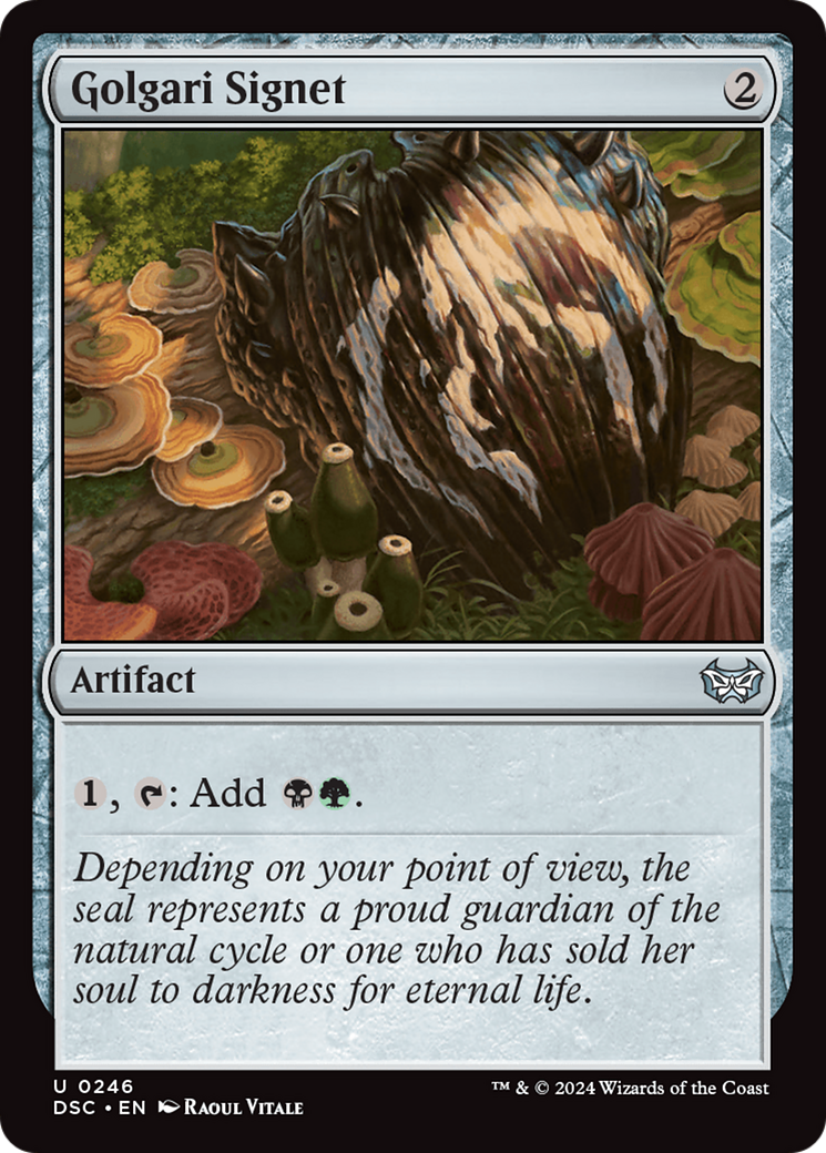 Golgari Signet [Duskmourn: House of Horror Commander] | Good Games North