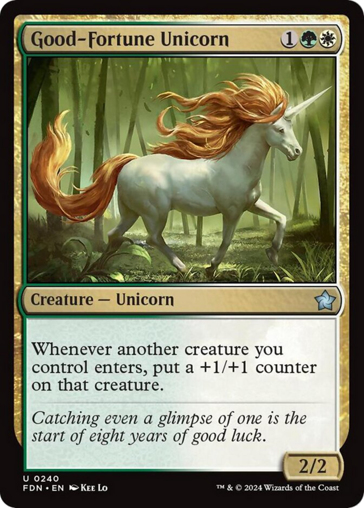 Good-Fortune Unicorn [Foundations] | Good Games North