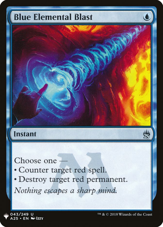 Blue Elemental Blast [Mystery Booster] | Good Games North