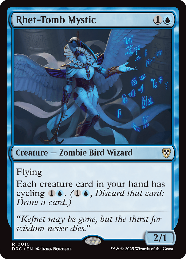 Rhet-Tomb Mystic [Aetherdrift Commander] | Good Games North