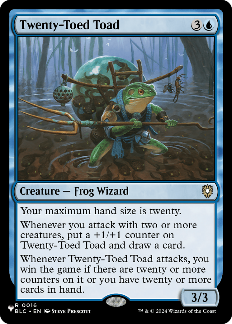 Twenty-Toed Toad [The List] | Good Games North