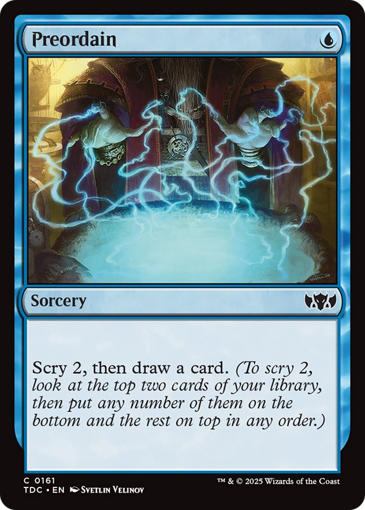 Preordain [Tarkir: Dragonstorm Commander] | Good Games North