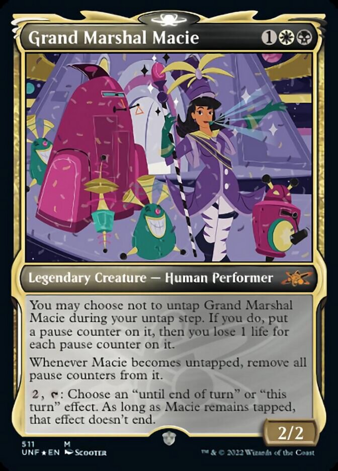 Grand Marshal Macie (Showcase) (Galaxy Foil) [Unfinity] | Good Games North