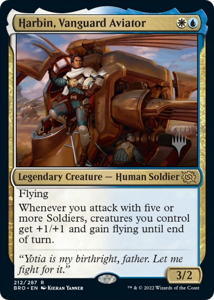 Harbin, Vanguard Aviator (Promo Pack) [The Brothers' War Promos] | Good Games North