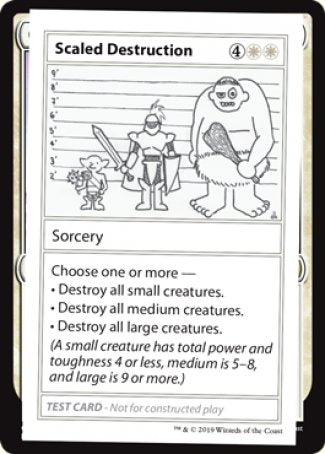 Scaled Destruction (2021 Edition) [Mystery Booster Playtest Cards] | Good Games North