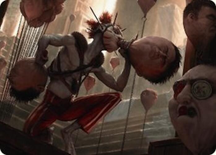 The Jolly Balloon Man Art Card [Duskmourn: House of Horror Art Series] | Good Games North