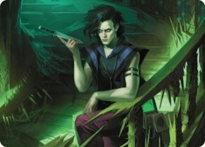 Winter, Misanthropic Guide Art Card [Duskmourn: House of Horror Art Series] | Good Games North